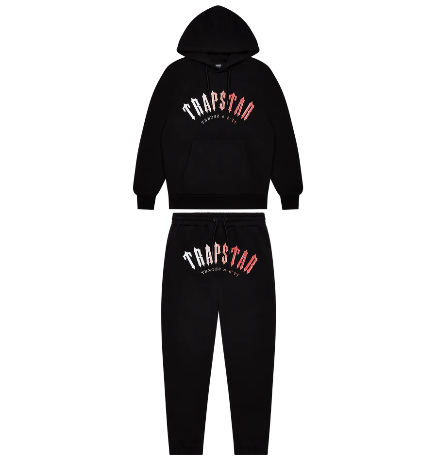 Black trapstar tracksuit online