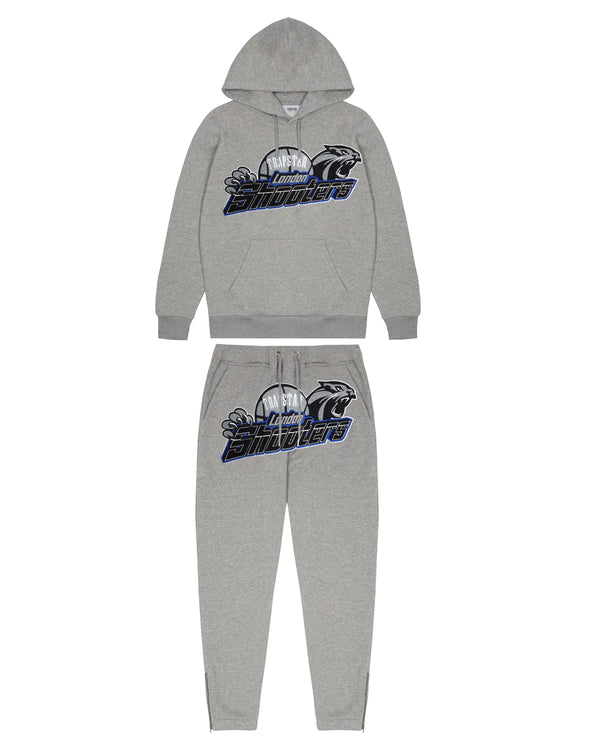 Trapstar Shooters Tracksuit - Grey/Blue 2.0