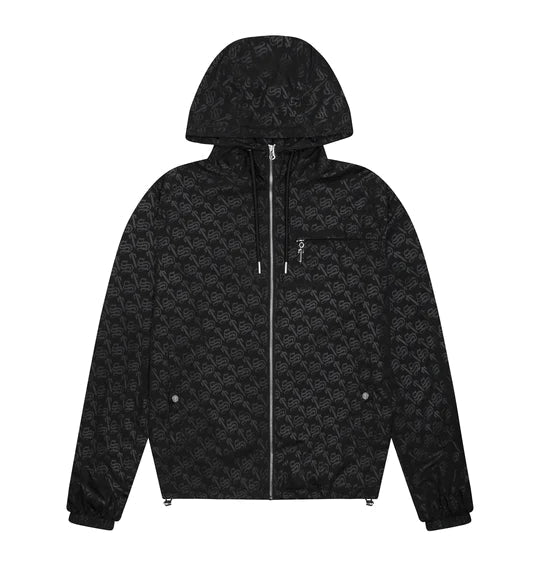 Trapstar Irongate T Windbreaker - Black Monogram Edition and Front