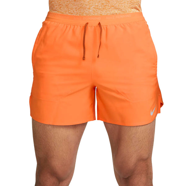 Nike Flex 7 Inch Shorts - Orange and Front