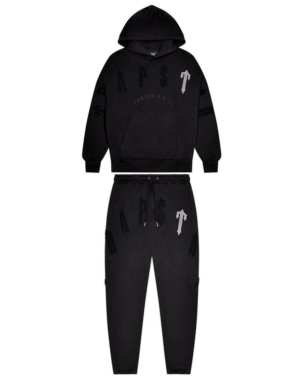 Trapstar Irongate Arch Chenille 2.0 Tracksuit - Blackout and Front