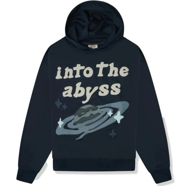 Broken Planet ‘Into The Abyss’ Hoodie - Blue and Front