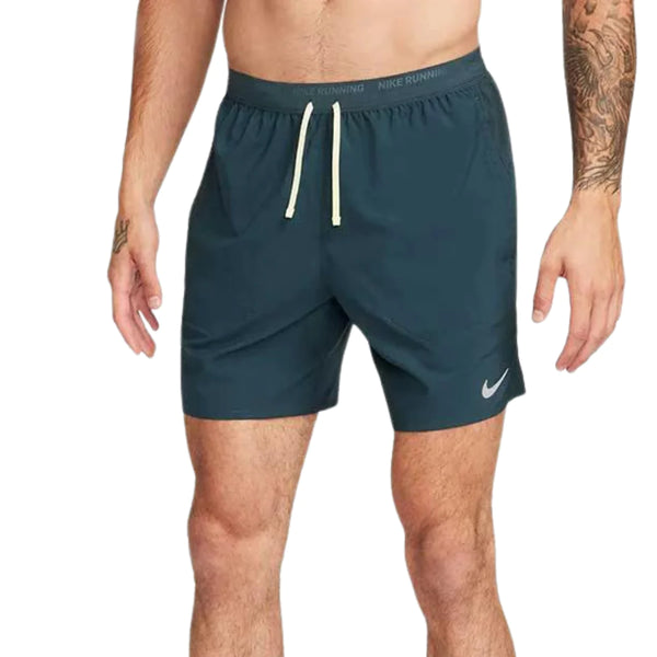 Nike Flex 7 Inch Shorts - Deep Jungle and Front