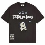 Broken Planet ‘Total Chaos’ T-Shirt - Soot Black and Front