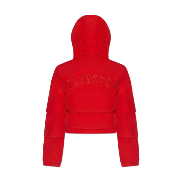 Trapstar Women’s Irongate Hooded Jacket - Infrared and Front