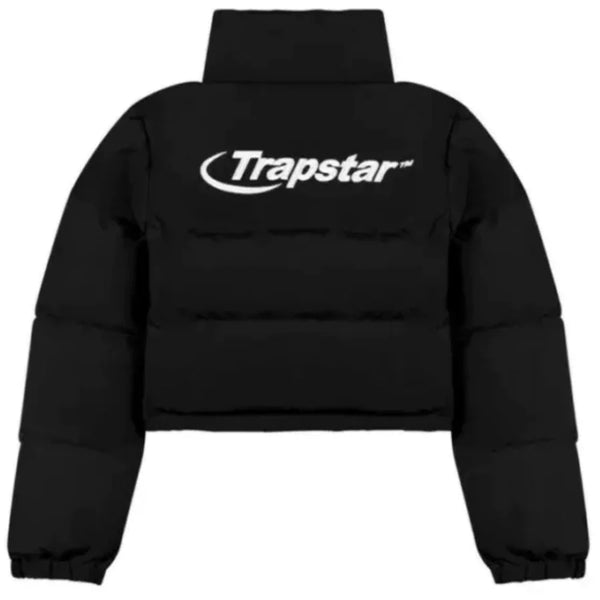 Trapstar Women’s Hyperdrive Jacket - Black and Front