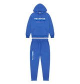 Trapstar Chenille Decoded 2.0 Hooded Tracksuit - Dazzling Blue and Front