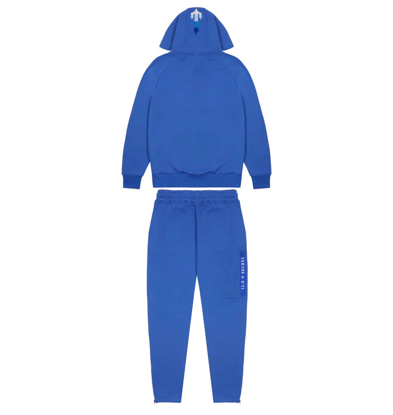 Trapstar Chenille Decoded 2.0 Hooded Tracksuit Dazzling Blue