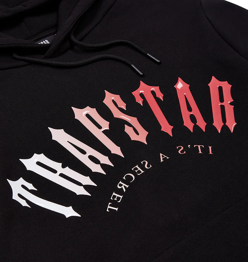 Trapstar Irongate Arch It's A Secret Hooded Gel Tracksuit - Black