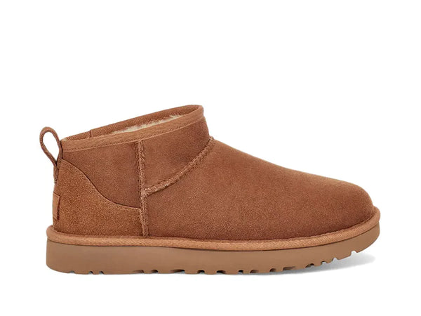UGG Classic Ultra Mini Boot - Chestnut and Front