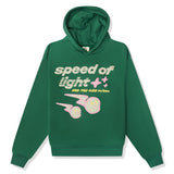Broken Planet ‘Speed Of Light’ Hoodie - Malachite Green and Front