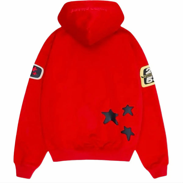 Broken Planet ‘Brighter Days Are Ahead’ Hoodie - Ruby Red