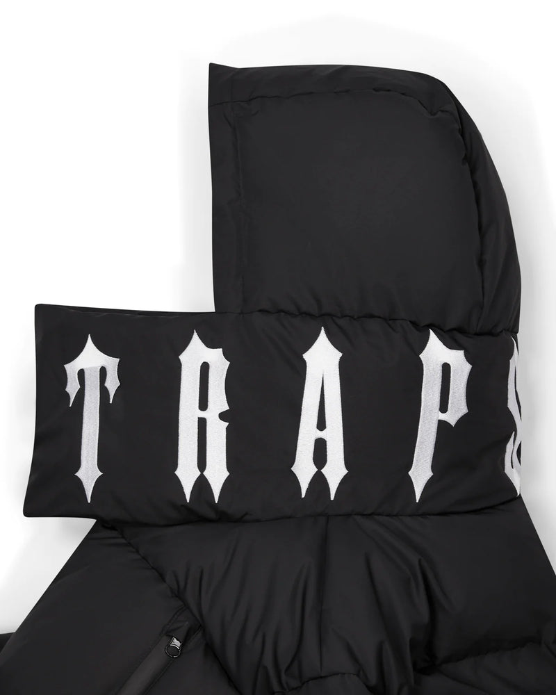 Trapstar Irongate Collar Puffer Jacket - Black