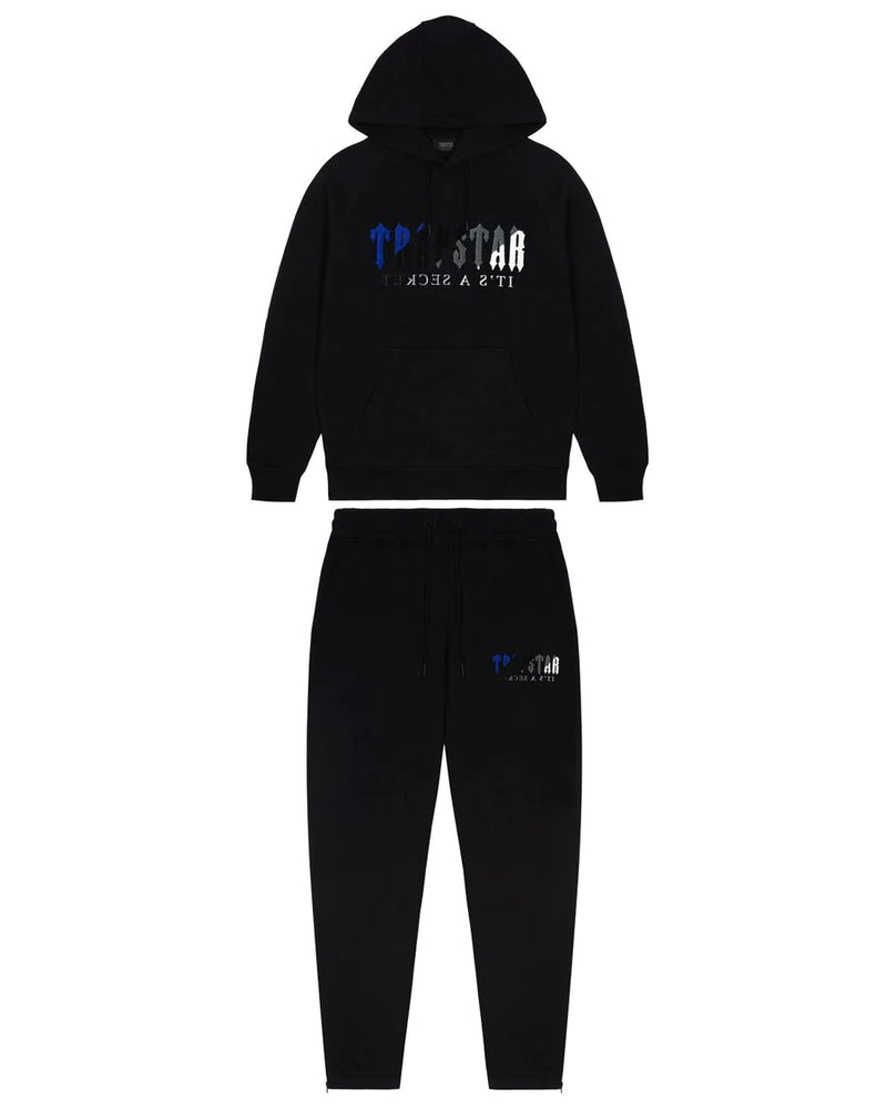 Trapstar Chenille Decoded Tracksuit - Black Ice Edition 2.0 and Front
