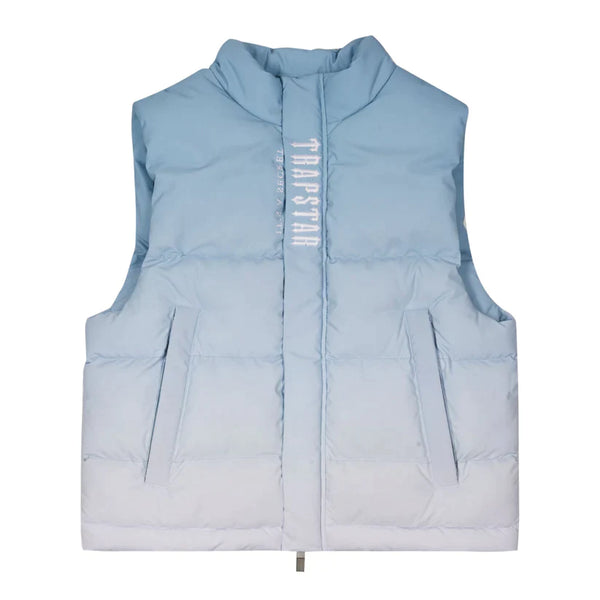 Trapstar Decoded Gilet - Blue Gradient and Front