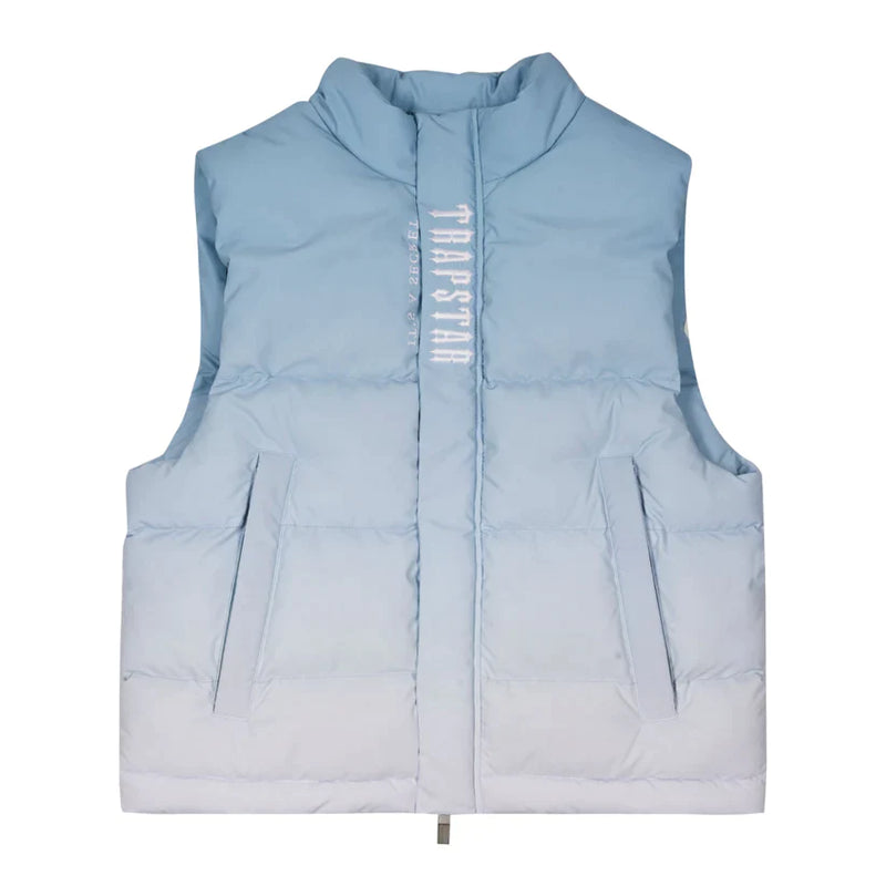 Trapstar Decoded Gilet - Blue Gradient and Front