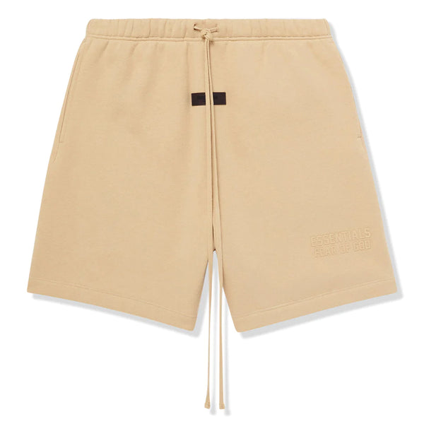 Fear Of God Essentials Shorts - Sand (SS23) and Front