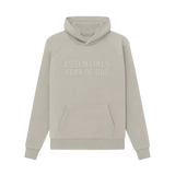 Fear Of God Essentials Hoodie - Seal (SS23) and Front