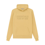 Fear Of God Essentials Hoodie - Light Tuscan (SS23) and Front