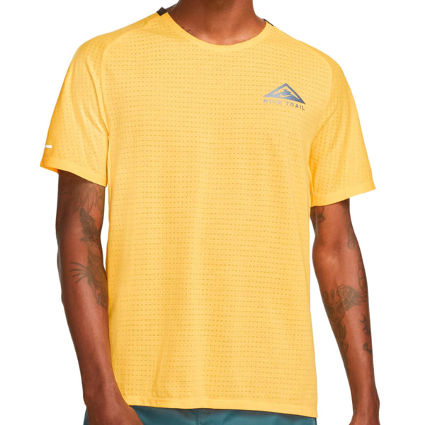 Nike Trial Solar Chase Tee - Orange and Front