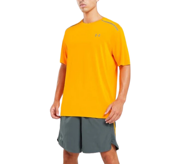 Under Armour Tech Reflect T-Shirt - Form Orange and Front