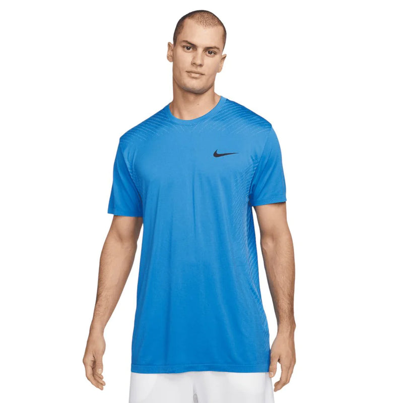 Nike Pro Dri-Fit - Blue and Front