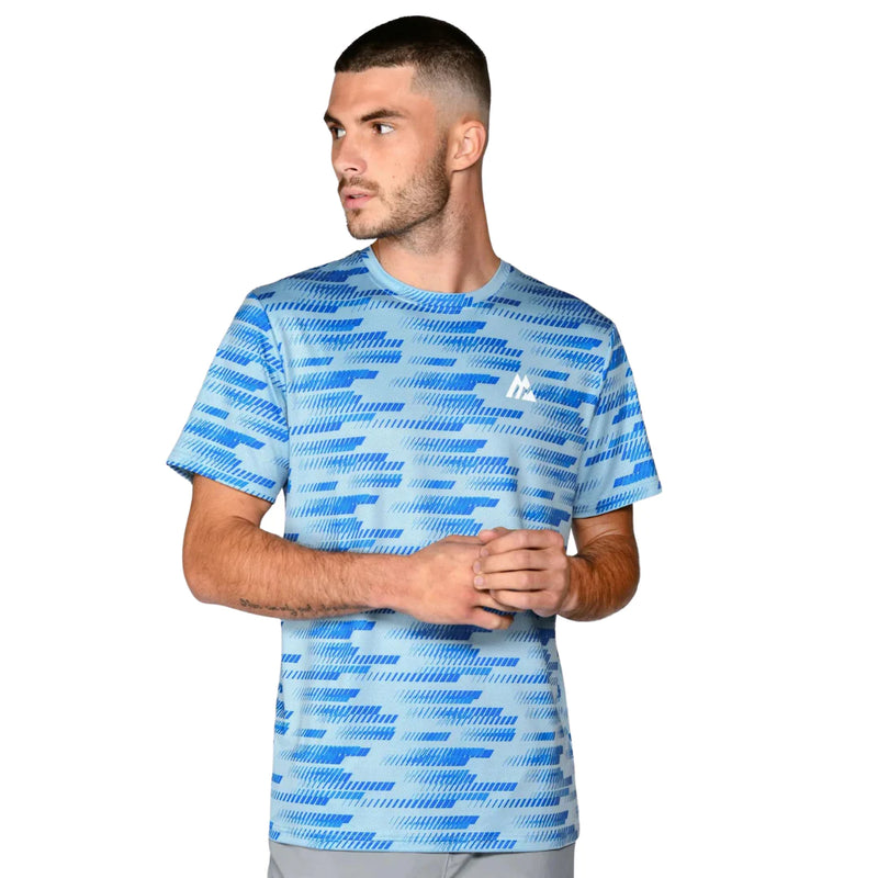 Montirex Apex T-Shirt - Savoy Blue/Neon Blue/Capri and Front