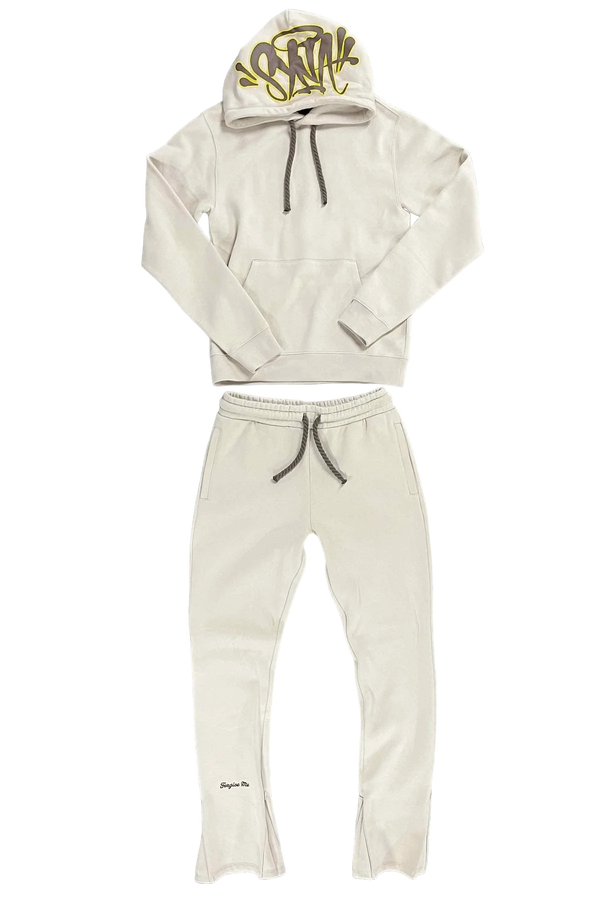 Synaworld ‘Syna Logo’ Tracksuit - Cream and Front