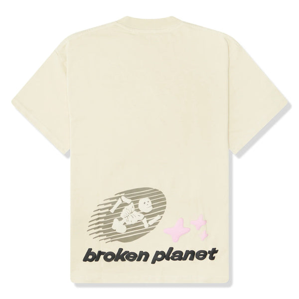 Broken Planet ‘Cosmic Speed’ T-Shirt - Bone White