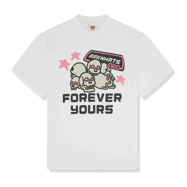 Broken Planet ‘Forever Yours’ T-Shirt - White and Front