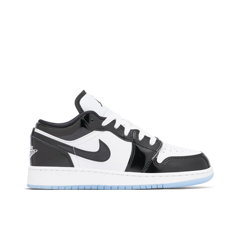 Jordan 1 Low SE Concord - White/Black GS and Front