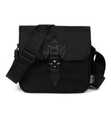 Trapstar Messenger Bag 1.0 - Blackout, Front