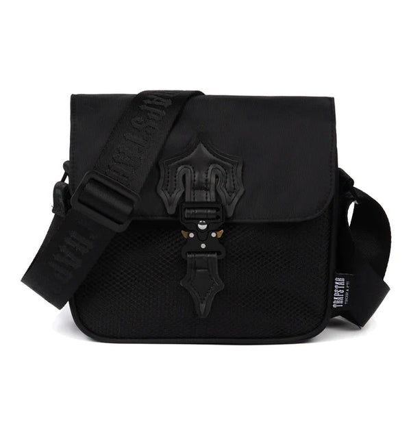 Trapstar Messenger Bag 1.0 - Blackout – sourcedbycs