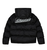 Trapstar Shooters Hooded Puffer Jacket - Black/Reflective
