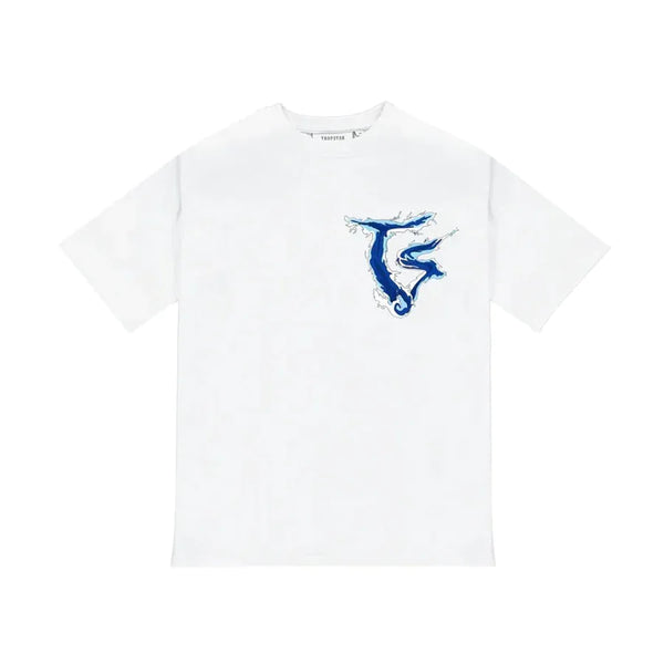 Trapstar 'Making Waves' T-Shirt - White/Blue